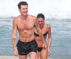 Shawn Mendes i Bruna Marquezine na plaży w Rio