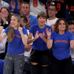 Taylor Swift na meczu Knicksów