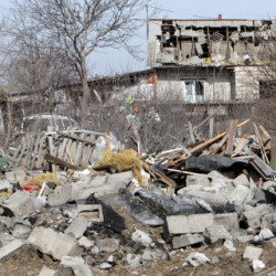 Skutki rosyjskiego ataku rakietowego na Dniepr