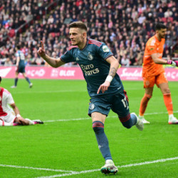 Sebastian Szymański strzelił bramkę w meczu z Ajaxem