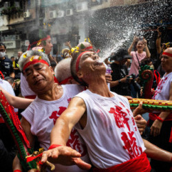 Festiwal pijanego smoka w Macau