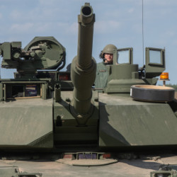 Szkolenie polskich żołnierzy na czołgach Abrams
