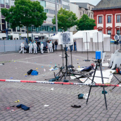 Atak nożownika w niemieckim Mannheim