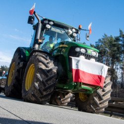 Rolnicy blokują przejście graniczne w Świecku