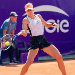 Magda Linette na turnieju w Strasbourgu