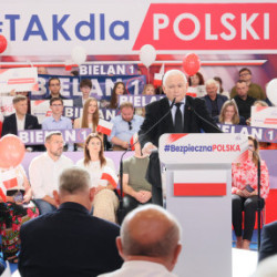 Jarosław Kaczyński w Klwatce Królewskiej