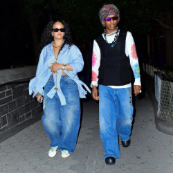 Rihanna i ASAP Rocky w jeansach