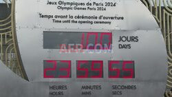 Zegar olimpijski odicza dni do rozpoczęcia igrzysk - AFP