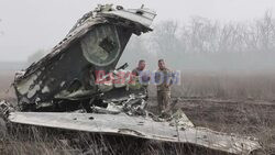 Wrak ukraińskiego bombowca trafił do Muzeum Wojny w Kijowie - AFP