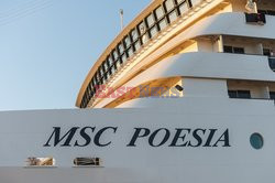 Statek MSC Poesia w Gdyni