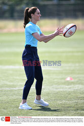 Księżna Kate gra w rugby