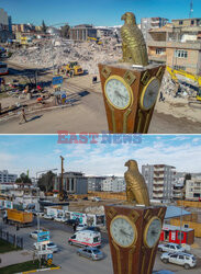 Zdjęcia wykonane po trzęsieniu ziemi w Turcji i teraz