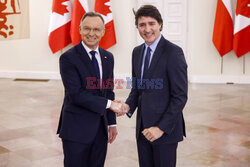 Premier Kanady Justin Trudeau z wizytą w Polsce