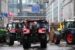 Protest rolników w Brukseli