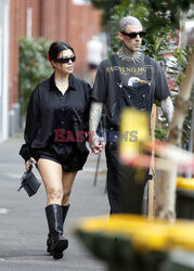 Kourtney Kardashian i Travis Barker w Melbourne