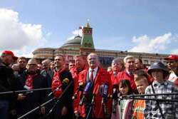 Rosyjscy komuniści świętują 154. urodziny Lenina