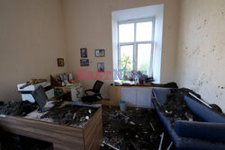 Rosjanie zbombardowali szpital psychiatryczny w Charkowie