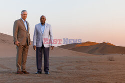 Król Filip z wizytą w Namibiii