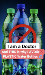Lekarz z TikToka opowiada, dlaczego nie używa plastikowych butelek