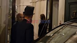 *EXCLUSIVE* Celebrity couple Justin Timberlake and Jessica Biel head for dinner with friends at Gallura fish restaurant in Rome