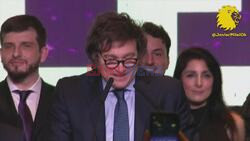 Milei celebrates 'historic' Argentina presidential election - AFP
