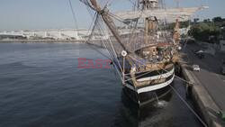 Italy's Amerigo Vespucci ship stops in Rio during round-the-world voyage - AFP