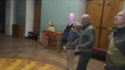 Ukraine officials inspect Odesa Fine Arts Museum damaged by Russian strike - AFP