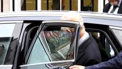 The British Royals King Charles and Queen Camilla both leave hospital in London.