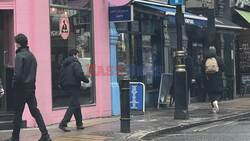 *EXCLUSIVE* Comedian and TV Presenter of the Gameshow 'Pointless',  Alexander Armstrong is spotted out in London’s Soho.