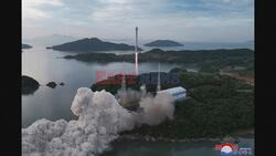 North Korea launches satellite-carrying rocket which later crashed into sea - AFP