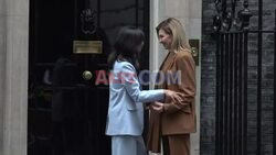 Olena Zelenska welcomed to Downing Street - AFP