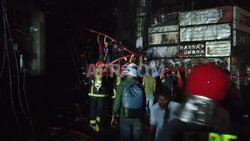 Firefighters battle deadly fire in Bangladesh restaurant - AFP