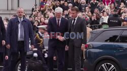 France's Macron welcomed to Prague Castle by Czech President Pavel - AFP