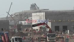 Zdjęcia z budowy nowego międzynarodowego lotniska Jorge Chaveza w Peru - AFP