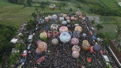 Festiwal balonów w Indonezji - AFP