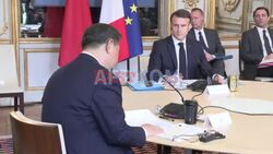 Macron, Xi and von der Leyen hold trilateral meeting - AFP
