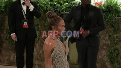 Met Gala co-host Jennifer Lopez arrives at New York's party of the year - AFP