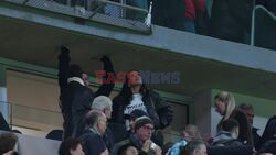 *PREMIUM-EXCLUSIVE* MUST CALL FOR PRICING BEFORE USAGE  - Meet the Parents?? as Real Madrid's England star Jude Bellingham had an interested spectator watching him shine on his Champions League night in Madrid.
*VIDEO TAKEN ON 22/01/2025*
