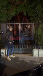 *EXCLUSIVE* Actress Anya Taylor Joy with her American musician boyfriend Malcolm McRae leave from the house of Lenny Kravitz out in Paris, France.