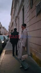Coco Rocha was spotted leaving the Miss Sohee fashion show shortly after strutting the catwalk