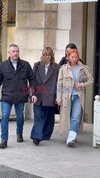 South Korean girl group Blackpink's Lisa seen out in Paris