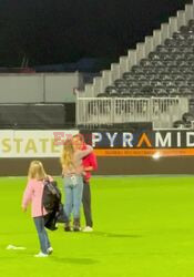 Ryan Reynolds and Blake Lively share a loving and affectionate moment after Wrexham beat Charlton 3-0 to get promoted to the Championship