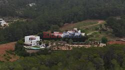 *EXCLUSIVE* *WEB MUST CALL FOR PRICING* Aerial views of the luxury Ibiza villa where the Celebs Go Dating stars are trying to meet their match.
