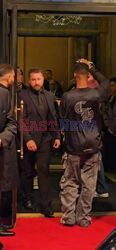 Kim Kardashian was seen stepping out of the luxurious Ritz-Carlton Hotel with daughter North West in New York City ahead of the 2025 Met Gala