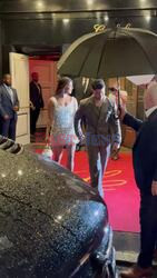 Nick Jonas and Priyanka Chopra depart The Carlyle Hotel for the 2025 Met Gala: "Superfine: Tailoring Black Style" at the Metropolitan Museum of Art in New York