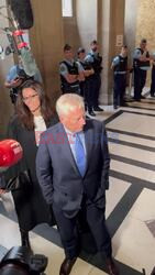 @kimkardashian and @krisjenner leave the Paris court after testifying about his 2016 robbery #paris