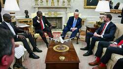 Trump Stuns South African President with 'White Genocide' Claims
