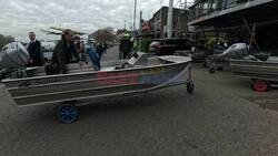 Cambridge University Womens Boat Crew practising on The Thames at Putney as part of Tideway Week