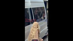 VIDEO: Doja Cat nearly stumbles en route to Met Gala 2026