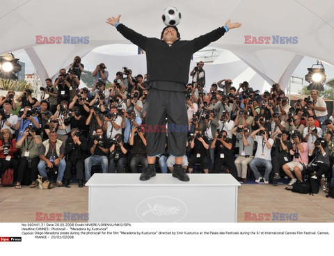 Cannes sesja do filmu Maradona by Kusturica